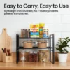 Kitchen Shelf Organizer with Wooden Handles